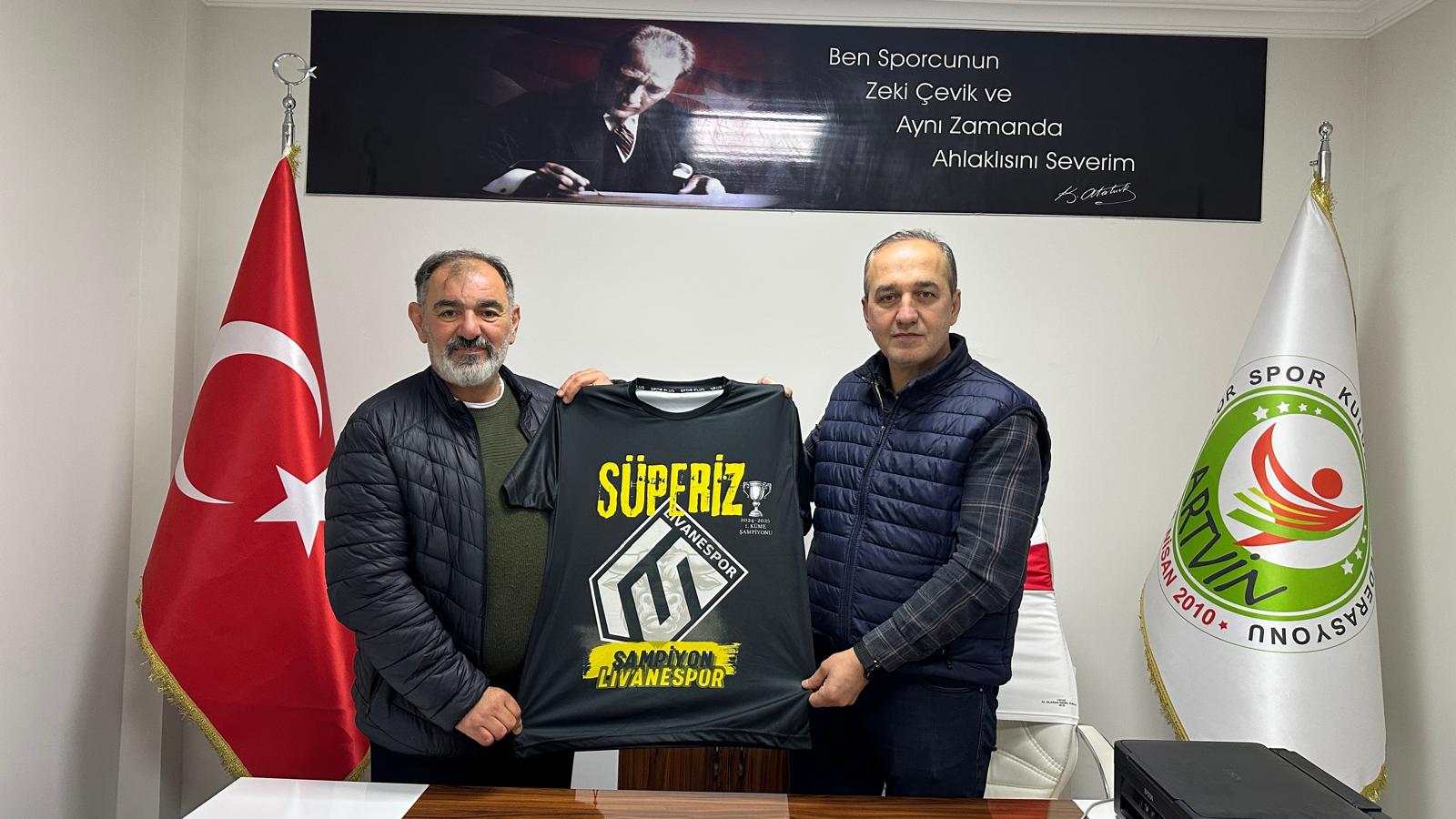 Şampiyon Bursa Livanespor’dan ASFK Başkanı Dağ’a ziyaret