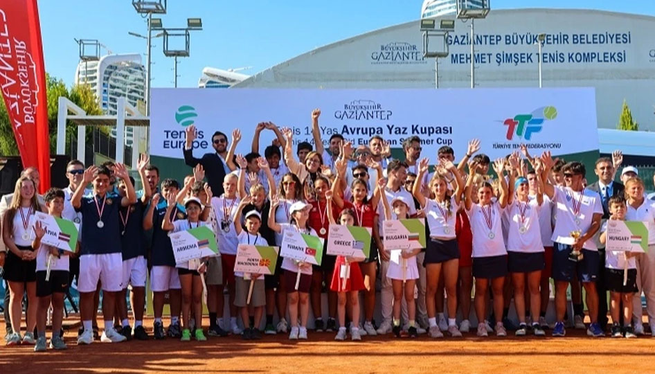 Gaziantep Uluslararası Tenis 14 Yaş Avrupa Yaz Kupası elemeleri tamamlandı