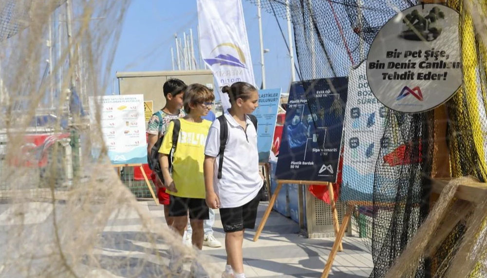 Denizden çıkan çöpler farkındalığa dönüştü