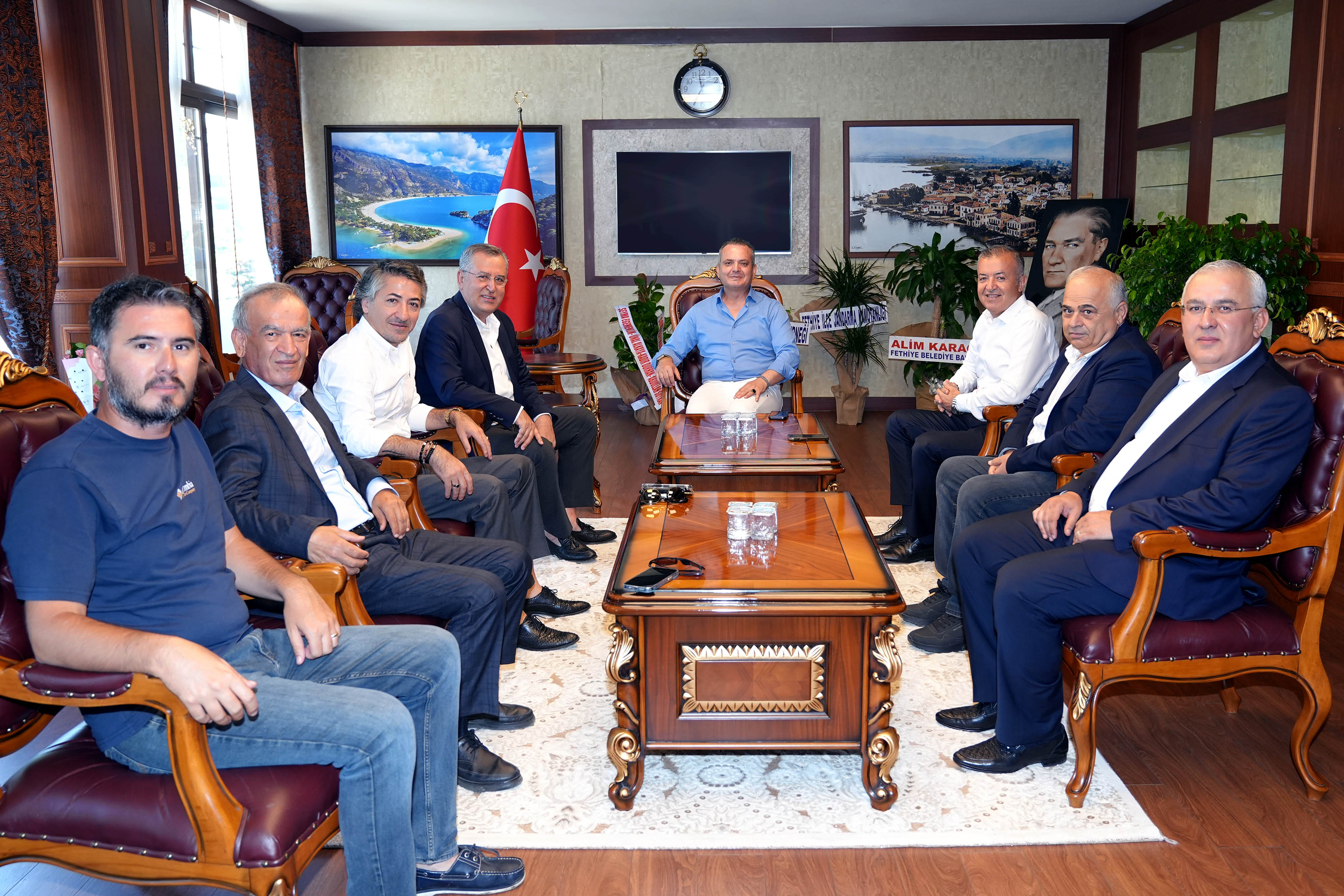 FTSO yönetimi, Kaymakam Akkaya'yı ziyaret etti