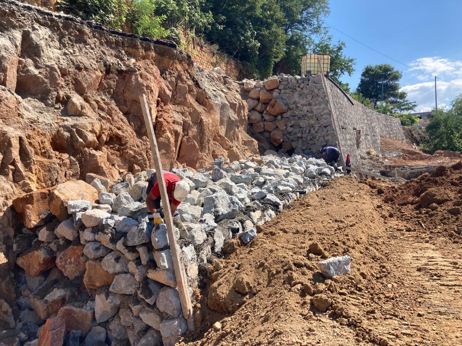 Ordu'da heyelanın tehdit ettiği güzergah korumaya alınıyor