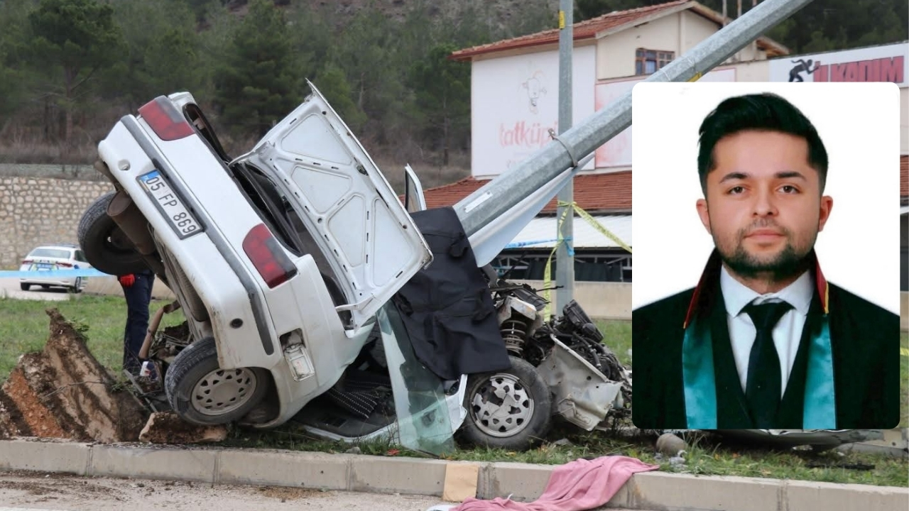 Amasya’da trafik kazası: Genç avukat hayatını kaybetti
