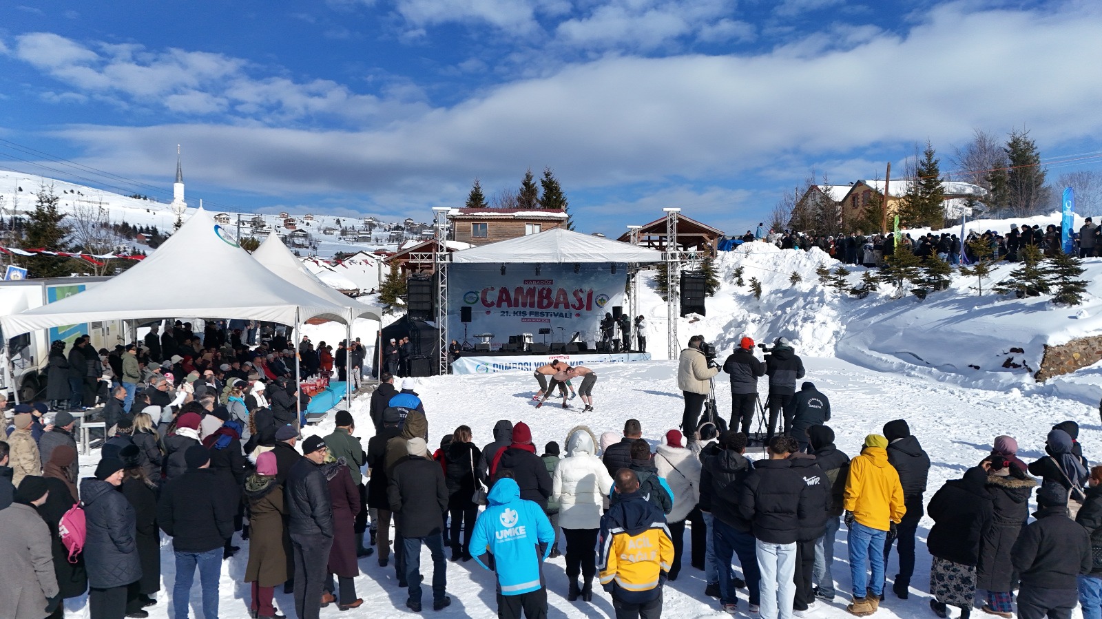 Çambaşı'nda festival vardı