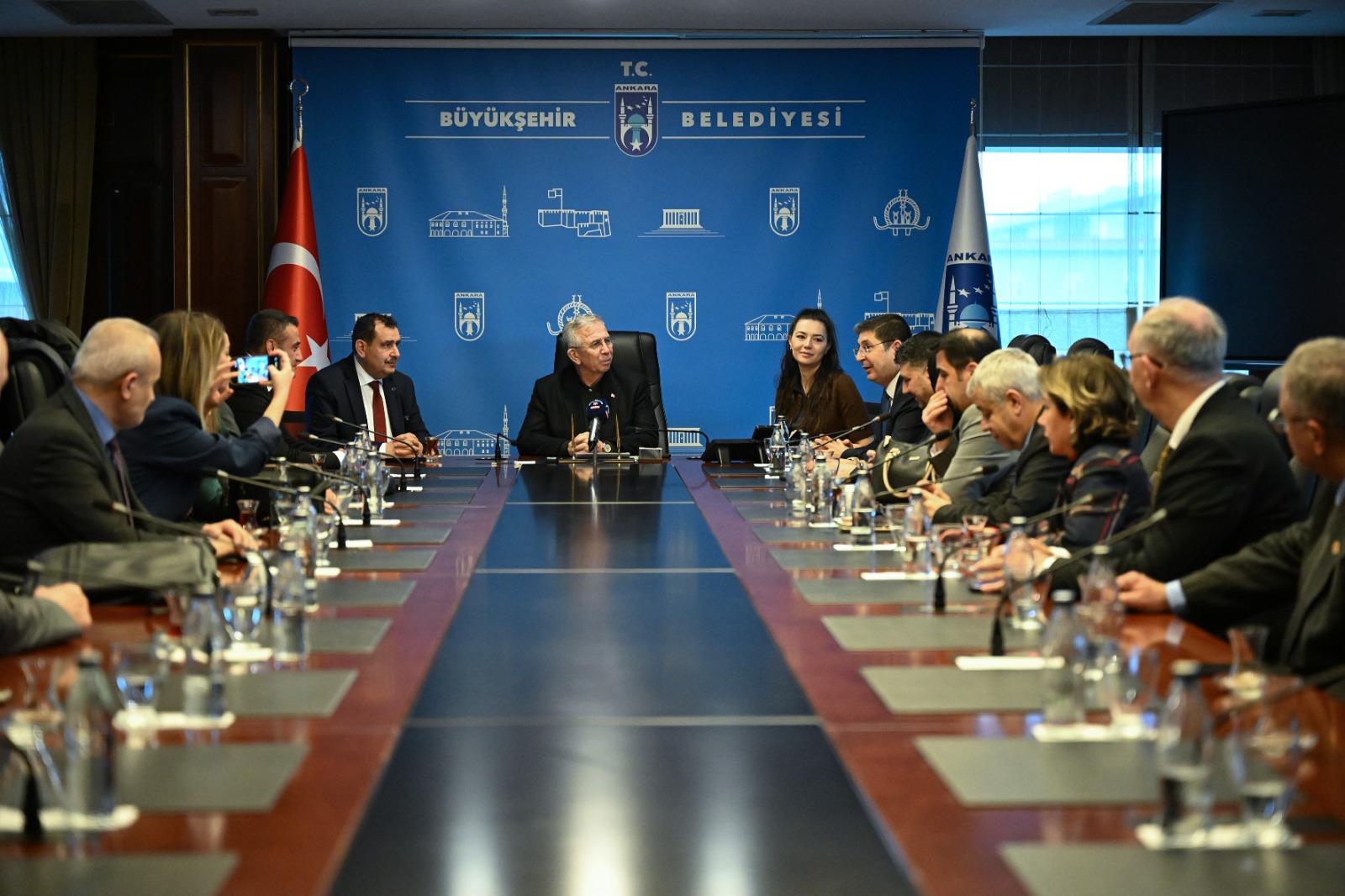 Anadolu Basın Birliği, Başkan Mansur Yavaş ile bir araya geldi