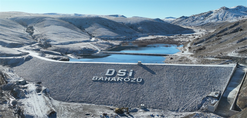 Sivas Ulaş Baharözü Barajı'nda su tutuldu