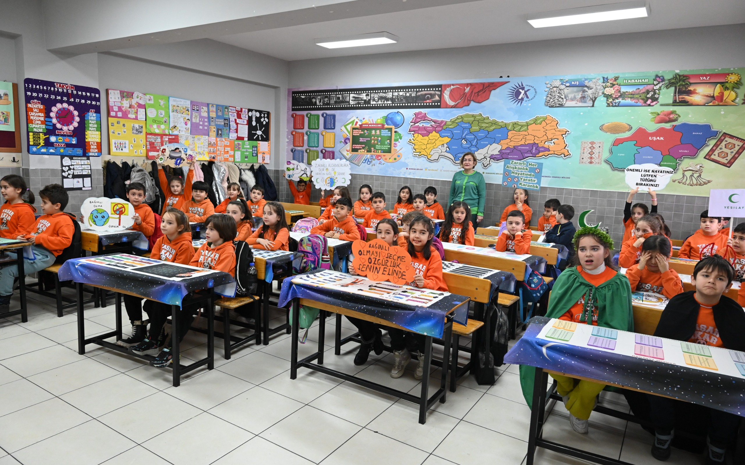 Yeşilay, 2026 bağımsızlık yılı kapsamında Uşak'ta 63 bin öğrenciye ulaştı