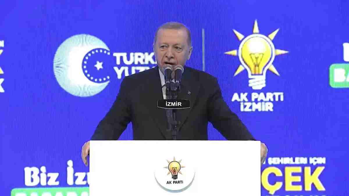 Erdoğan: İzmir'i Türkiye Yüzyılı vizyonundan mahrum bırakmayalım