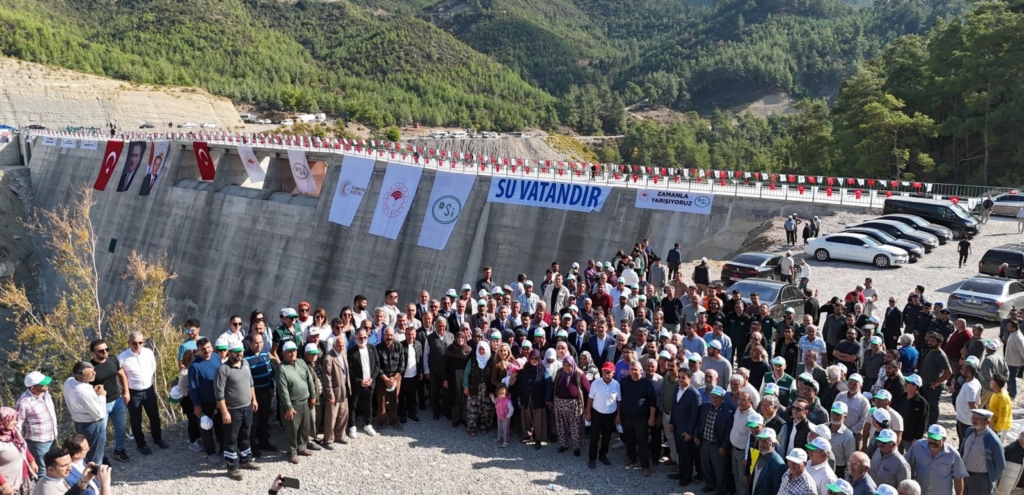 Manavgat Çardak Barajında su tutma törenini gerçekleşti