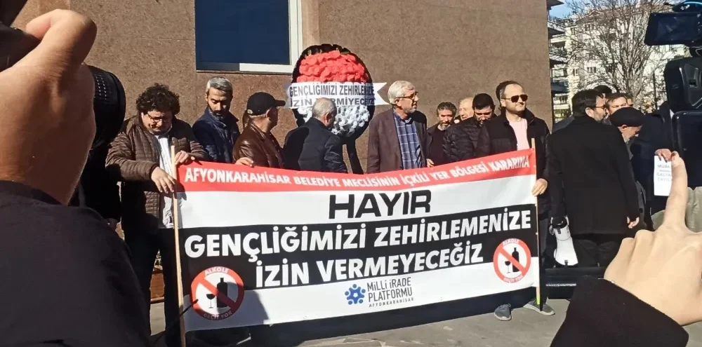 Afyonkarahisar’da içkili yer bölgesi kararına tepki