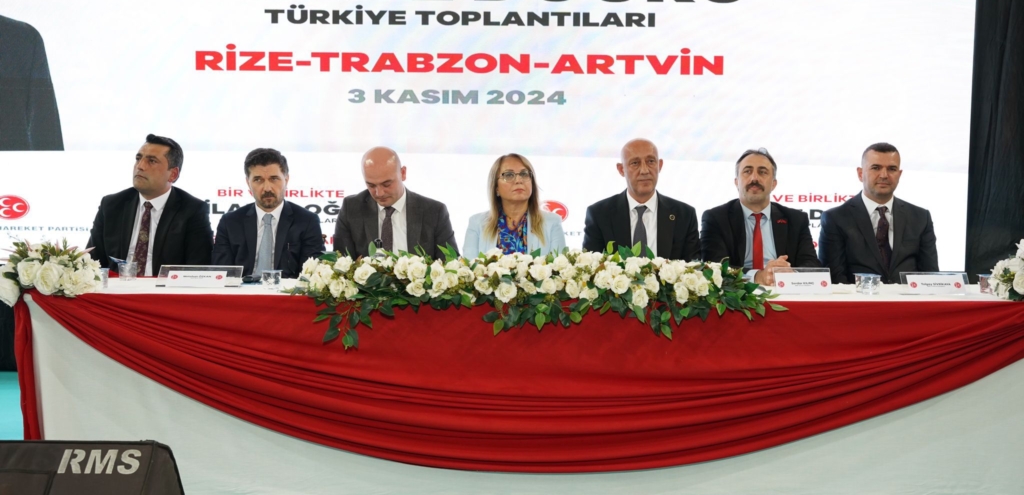 MHP, “Bir ve Birlikte Hilal’e Doğru Türkiye” toplantısını Rize’de gerçekleştirdi