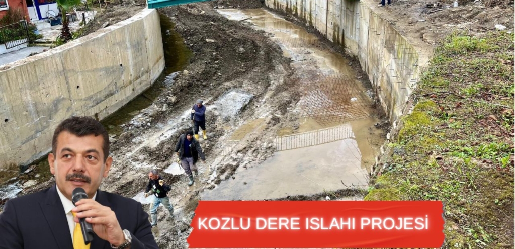 Milletvekili Avcı: 16 milyon TL yatırım bedeliyle Kozlu’da dere ıslahlarına devam ediyoruz