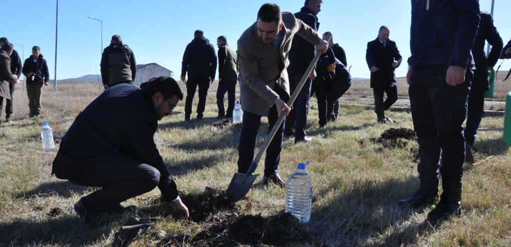 Kars’ta 600 fidan toprakla buluşturuldu