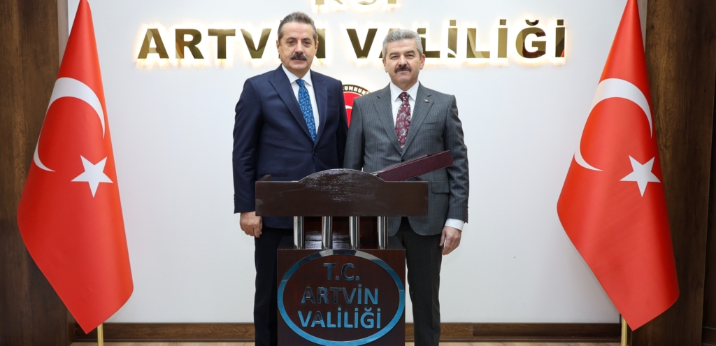 Artvin Milletvekili Çelik’ten Vali Ergün’e “Hayırlı olsun” ziyareti