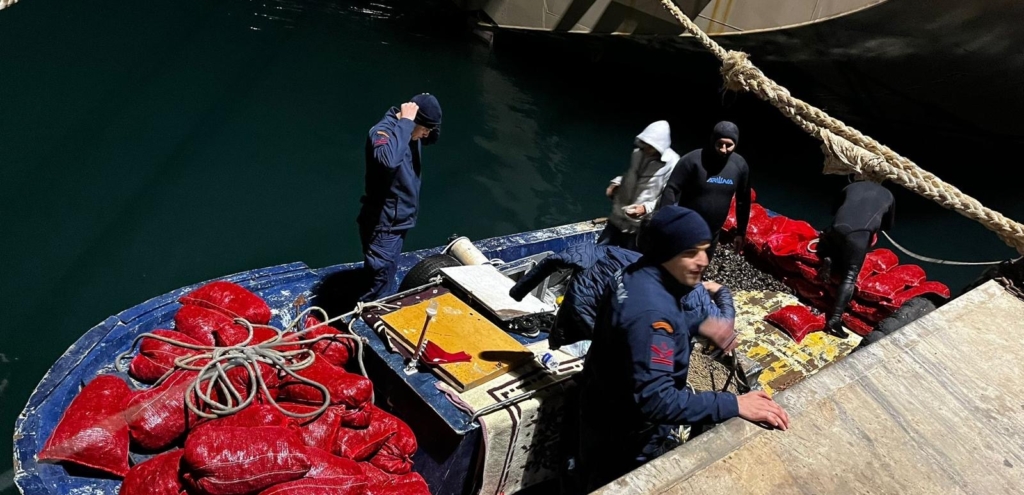 Yalova’da yasadışı midye avcılığına baskın: 849 bin TL para cezası