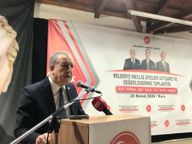 MHP Genel Başkan Yardımcısı Sadir Durmaz, Belediye Meclis Üyeleri istişare ve değerlendirme toplantısına katıldı