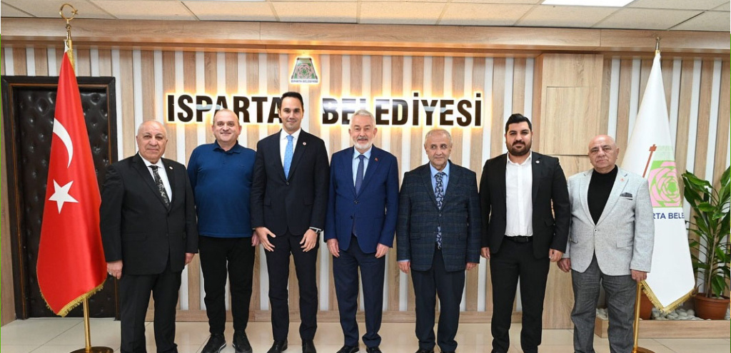 DYP Genel Başkanı Isparta Belediye Başkanı ile görüştü